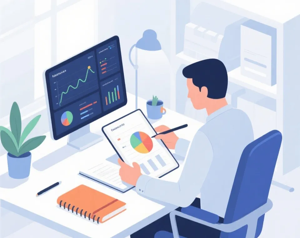 数据观察与计划整理示意图